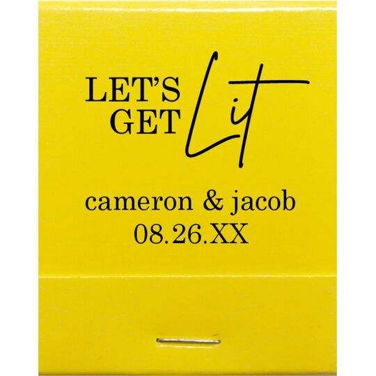 Get Lit 20-Strike Matchbooks